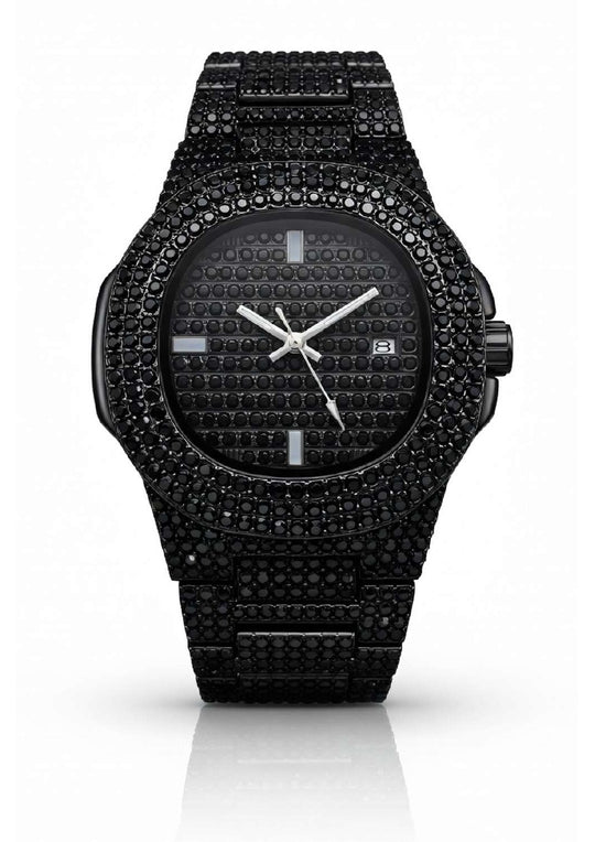 Reloj Exactime Full Black con Cristales