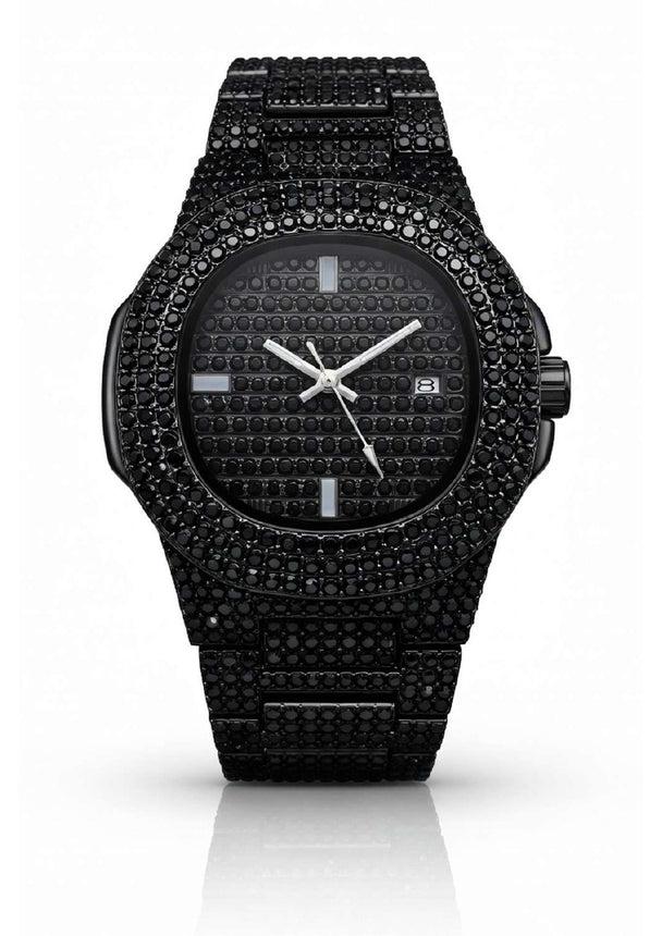 Reloj Exactime Full Black con Cristales