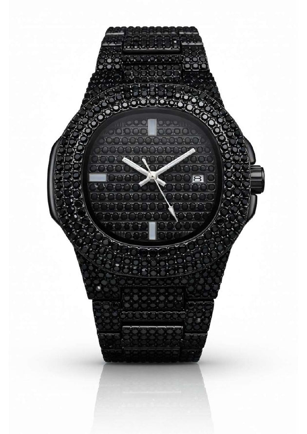 Reloj Exactime Full Black con Cristales