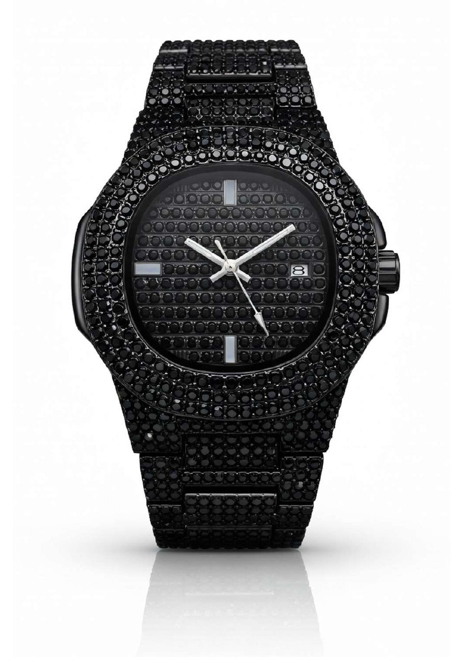 Reloj Exactime Full Black con Cristales