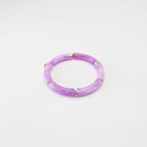 Pulsera Acero Con Resina